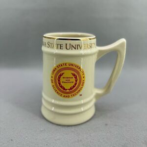Iowa State University Pencil Holder Ceramic Beer Collegiate Mug